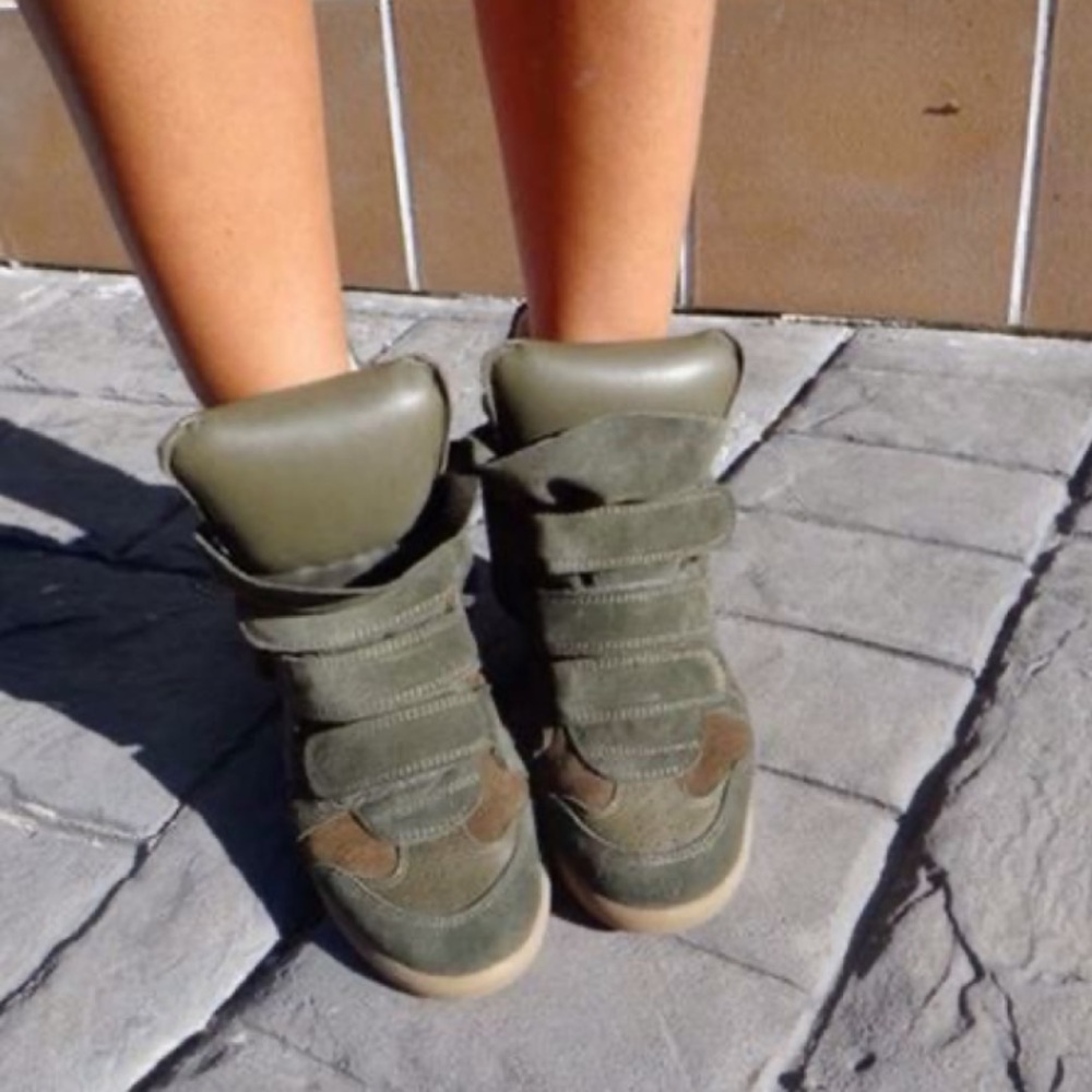 ISO ISABEL MARANT BEKETT WEDGE SNEAKERS